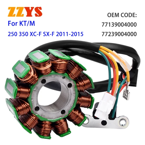 Bobina de estator de encendido para generador de motocicleta, para KT/M 250 350 XCF SXF XC-F SX-F 2011 2012 2013 2014 2015 77139004000 77239004000