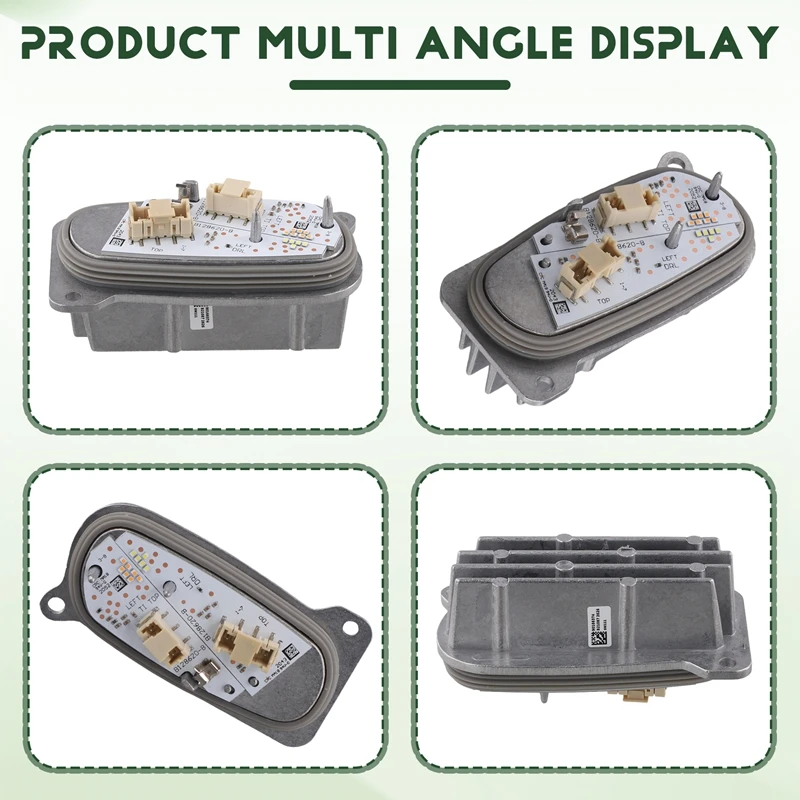 For SEAT Leon LED Headlight Daytime Running Light With Heatsink Turn Light Control Module Unit 5FJ941475 5FJ941476