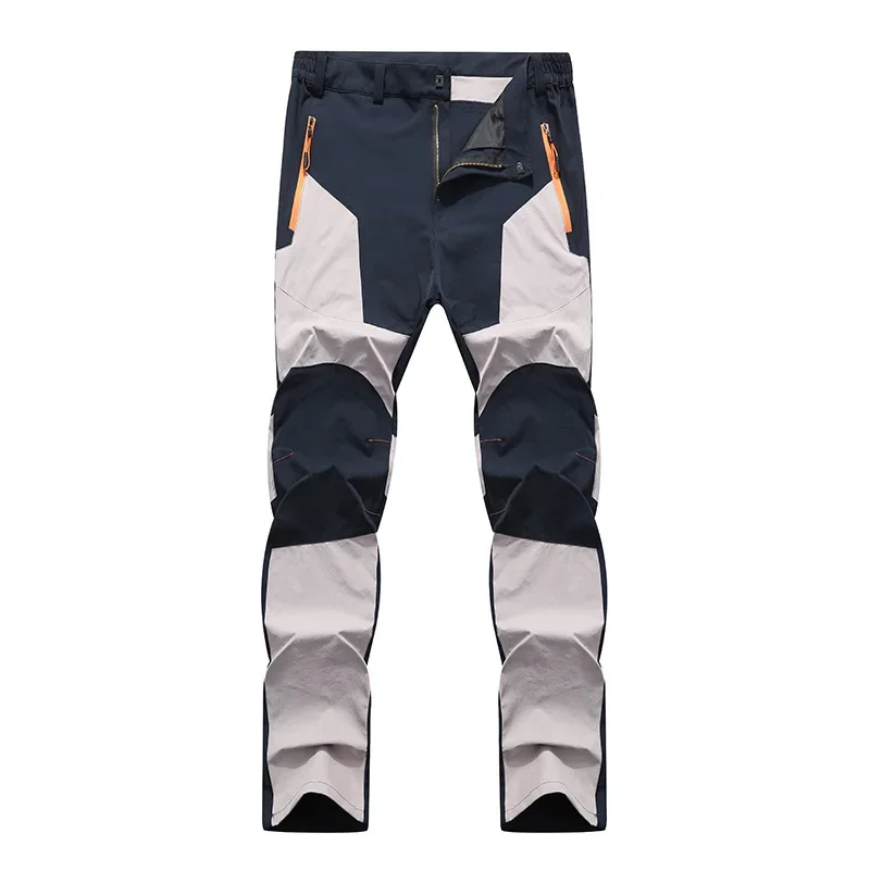 Spring Summer Quick Drying Hiking Pants Men Thin Breathable High Stretch Quick Dry Trouser Outdoor Riding Fishing Sport Pant 5XL