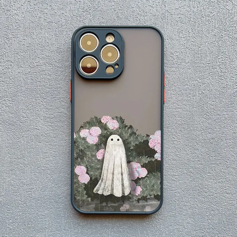 Nette Geist Telefon Fall Für iPhone 17 16 15 14 Pro Max 16 Plus 13 12 11 Pro max Mini XS X XR Stoßfest Zurück Abdeckung Fundas Capa – Detail 9
