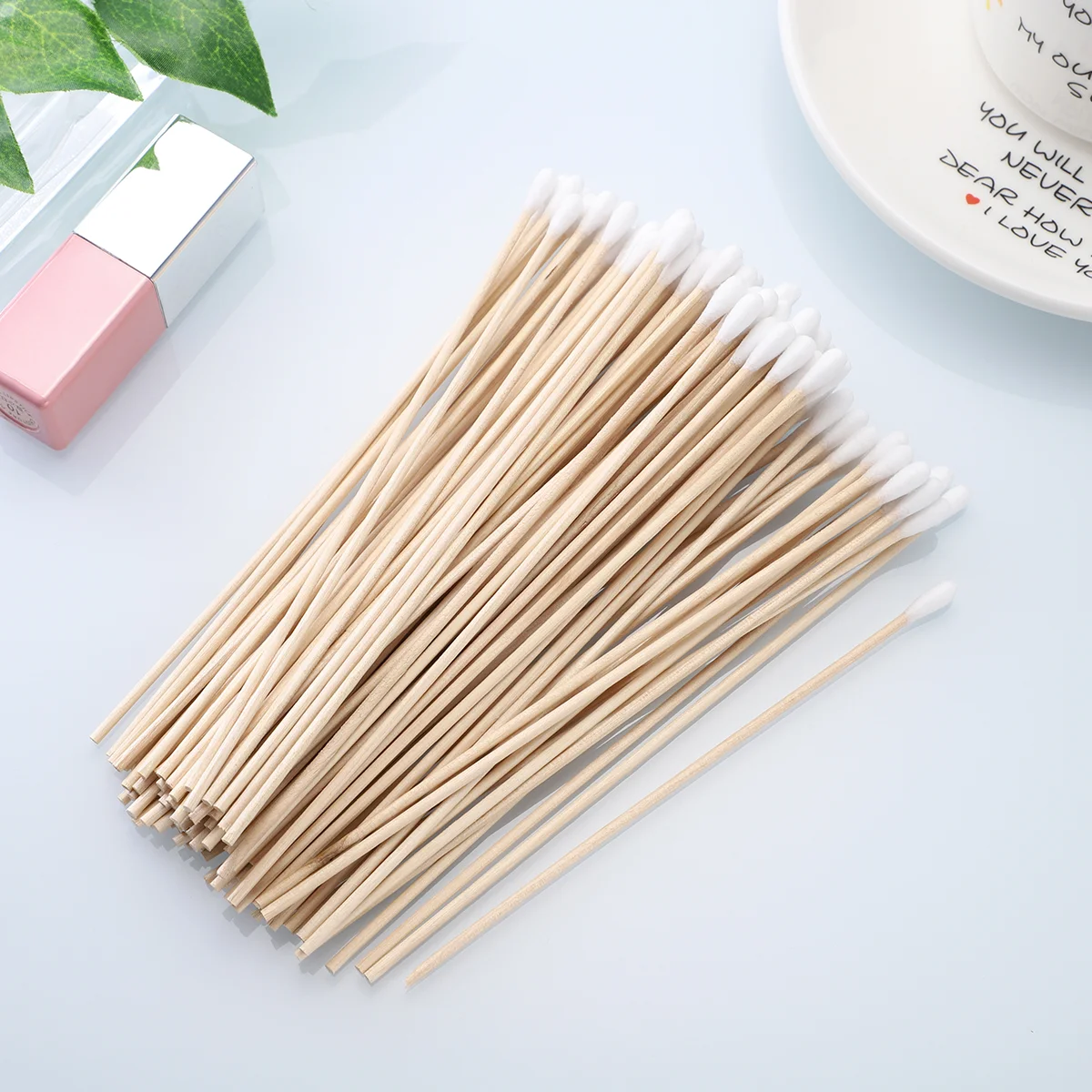 Makeup Tool Swab Cotton Swabs Buds Medical for Ear Cleaning Pedicure Round Head