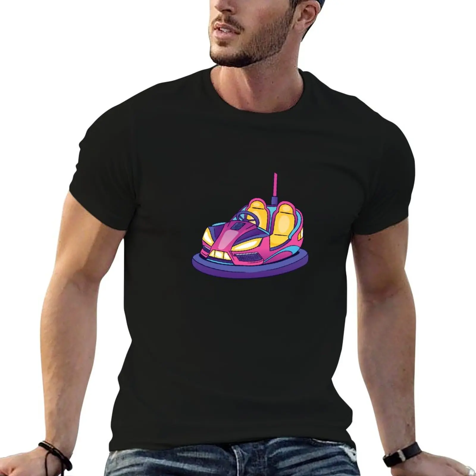 Bumper cars, showmen T-Shirt anime clothes Blouse mens designer clothes