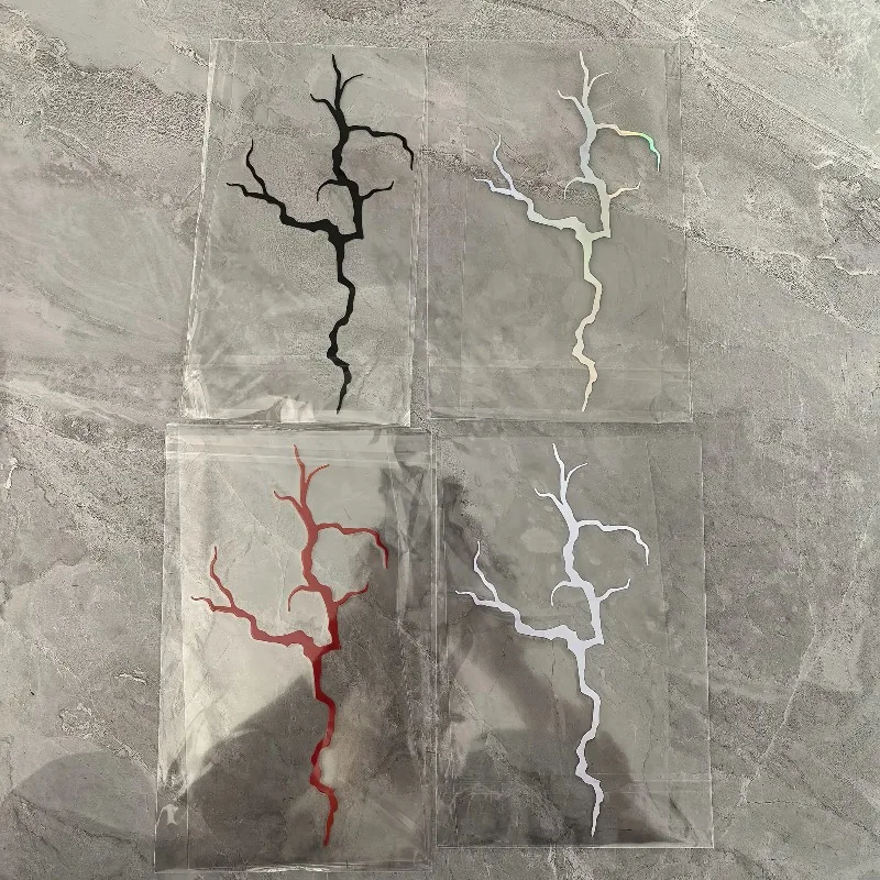 7.87inch Lightning Shape Vinyl Car Sticker