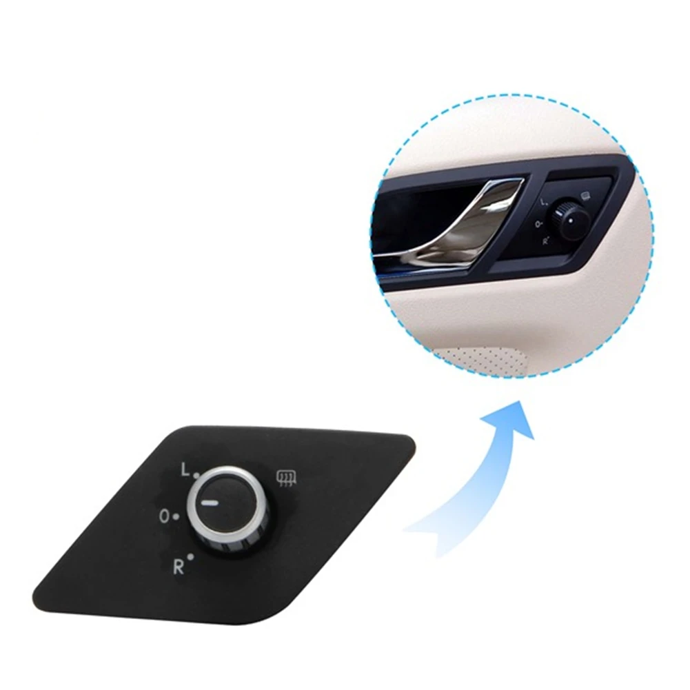 Rear View Mirror Control Knob Switch 16D959565 For VW Sagitar Golf Rline 2012-2014 LHD Car Rear View Mirror Adjuster-X59A