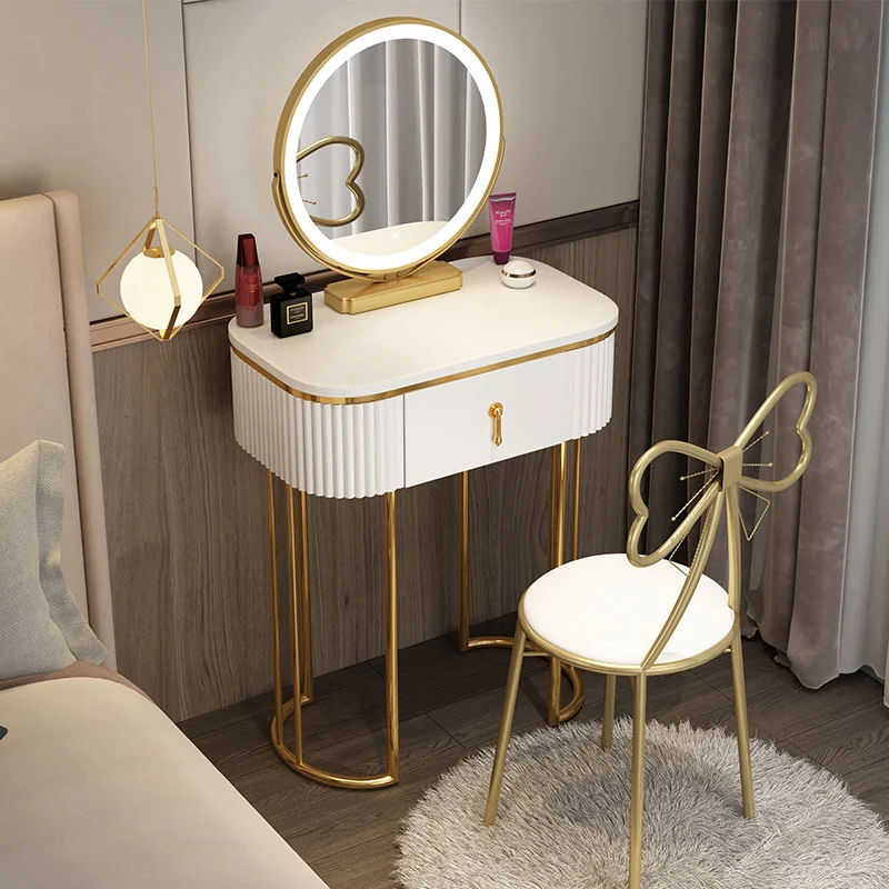 Bedroom Luxury Furniture Bedside Table Dresser Dressing Rooms Modern Makeup Vanity Set Maquillaje Woman Items Organizer image 6