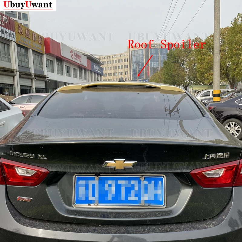 For Chevrolet Malibu XL 2016 2017 2018 2019 2020 2021 2022 Spoiler High Quality ABS Plastic Rear Roof Spoiler Car Styling