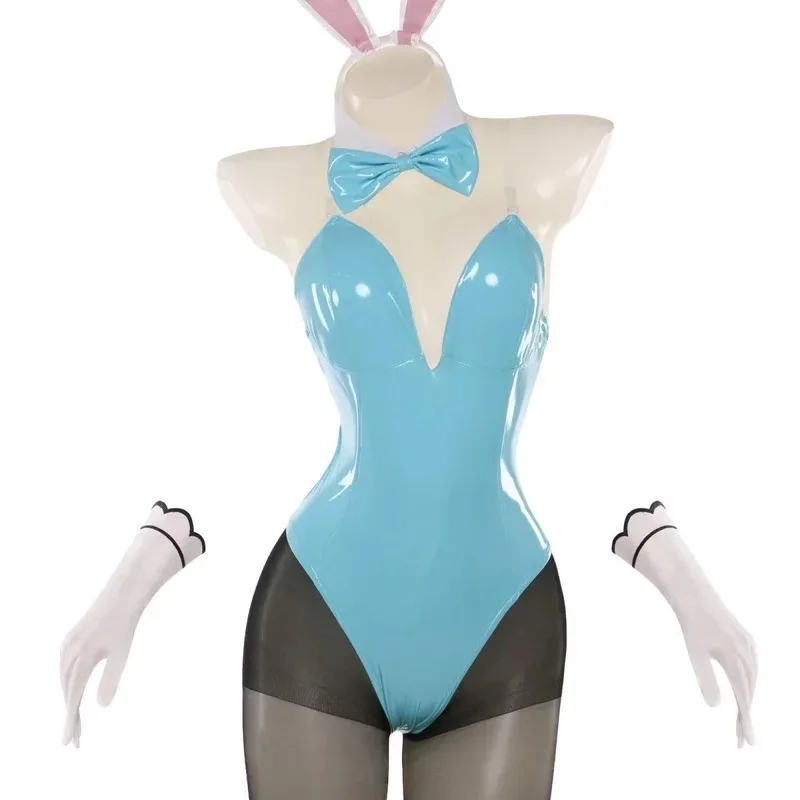 

25COSCosplay bunny, bunny girl Zhu Yinhua Rin Nero Tomorrow Nai cosplay sexy patent leather costume