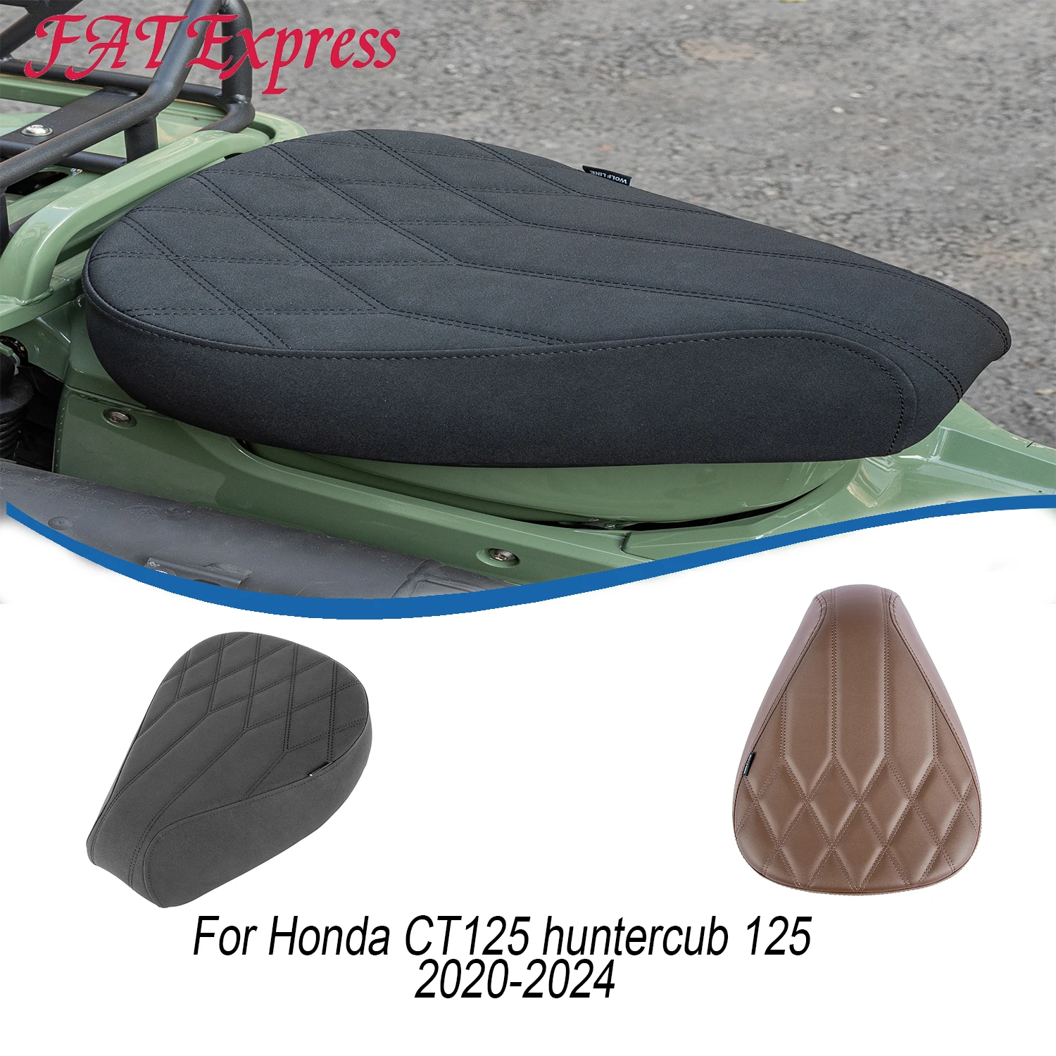 CT125 Front Rider Driver Seat For Honda CT Huntercub Hunter Cub 125 2020-2024 Motorcycle Seat Cowl Cover Parts Accessories