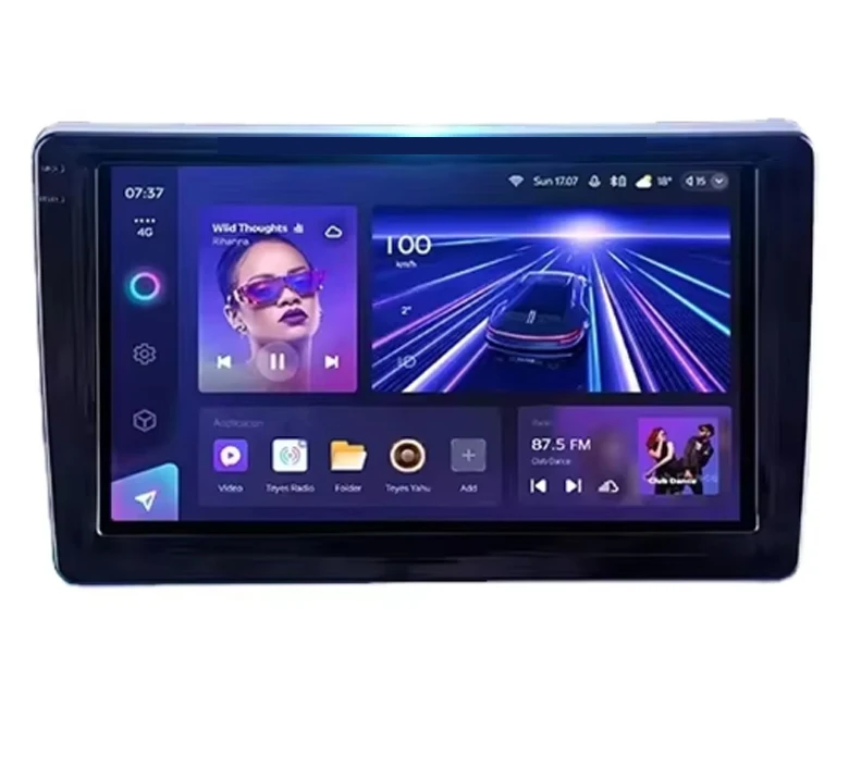 

822Горячая портативная 10,26-дюймовая беспроводная навигационная система CarSmart MP5, кассетный плеер с сенсорным экраном, Android Auto FM, реверсивный Dedica