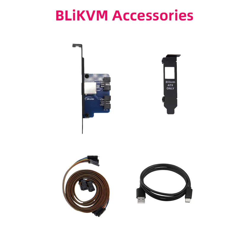 

BLiKVM Accessories ATX Adapter Board ATX Cable Optional USB Type-C Cable for BLiKVM V4
