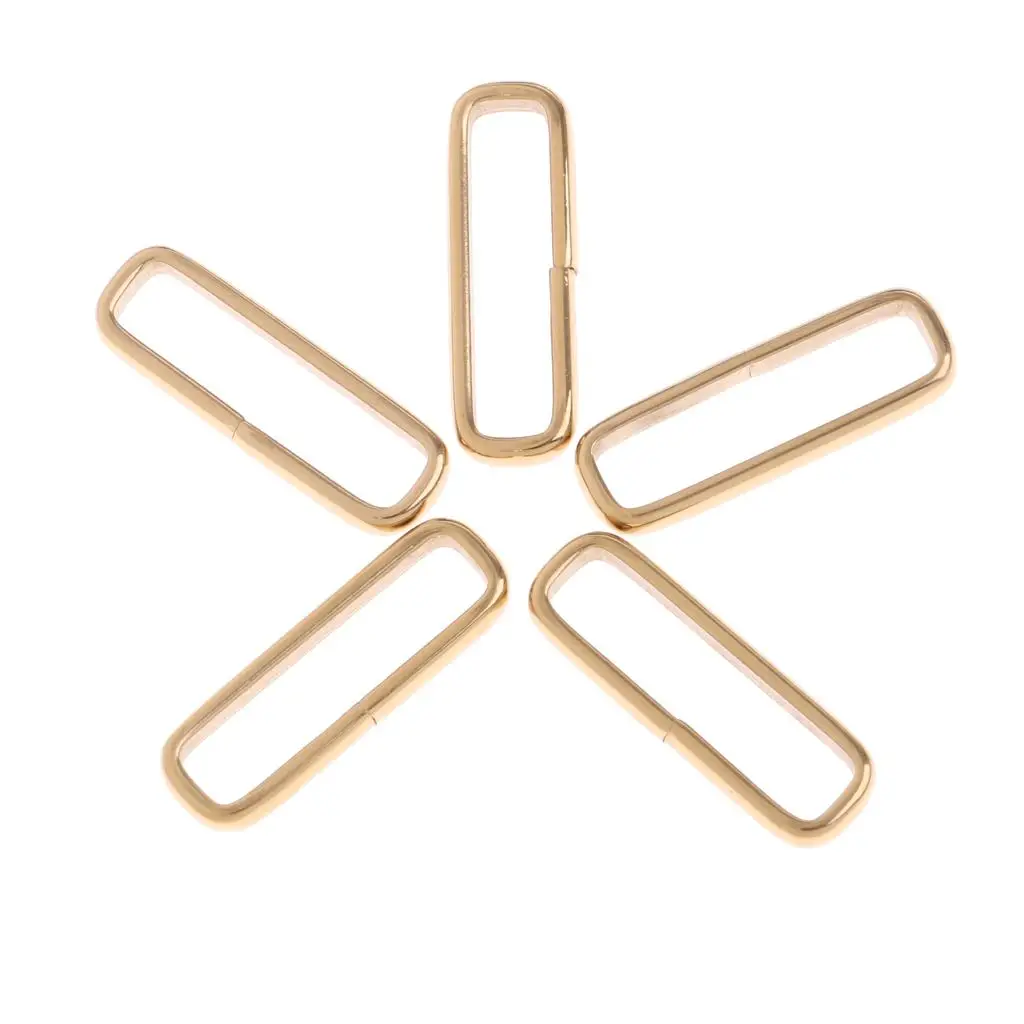 Stainless Steel Watch Strap Buckle Retainer Loop Holder Heavy Duty Keeper Rings for 18mm 24mm Smart Watch Band Accessories