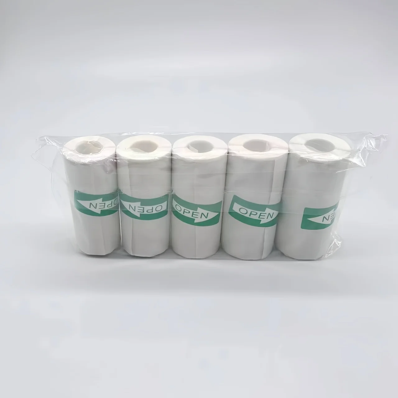 5 Rolls White Thermal Stickers - Self-Adhesive Label Paper 57x25mm for Portable Printers Instant camera & BPA-Free Packaging