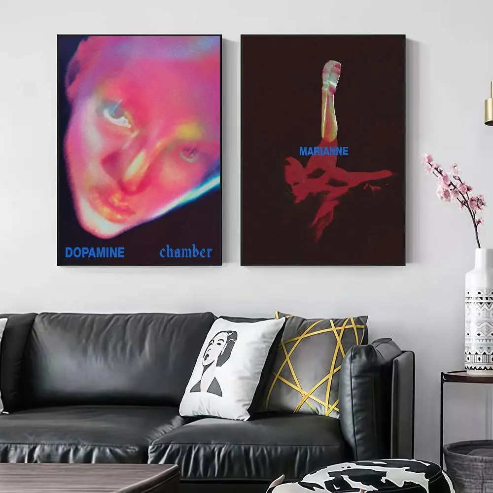 F-Fontaines D-D.C Dopamine Chamber Peelable Self-adhesive Poster Stickers Are Suitable For Frameless Wall Decoration In A Room