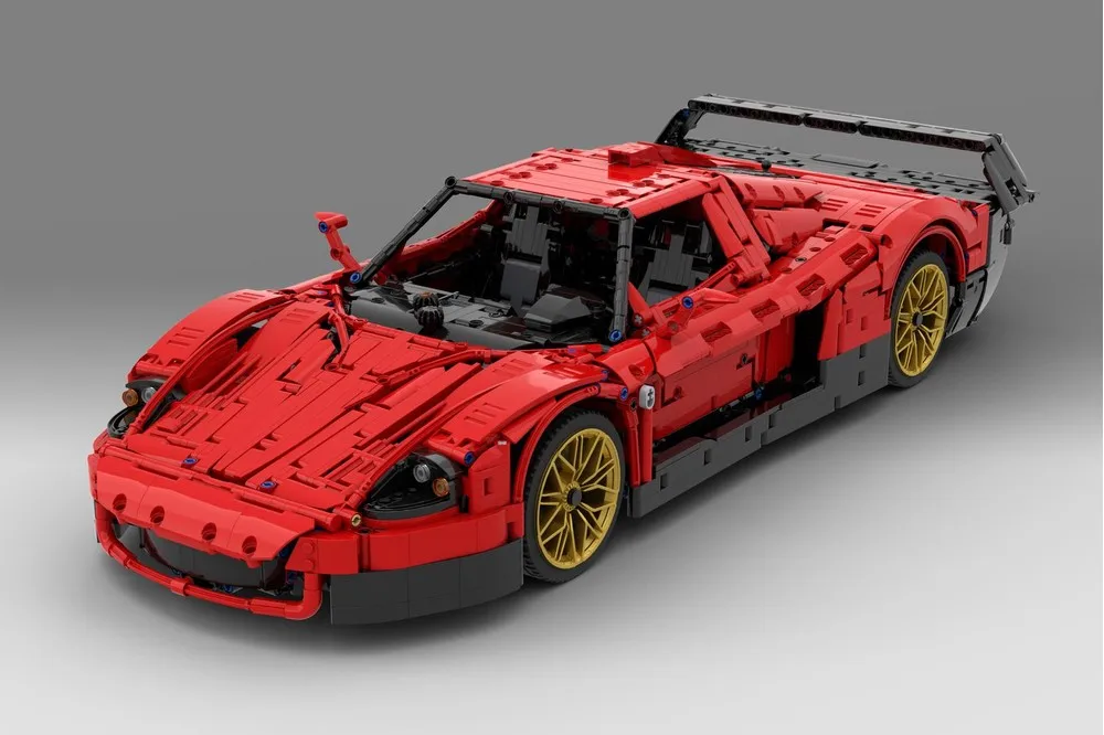 Sports car (1:8) Red MOC-152095 • 3888 parts Building Block Model Birthday Toy Gift