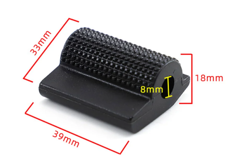 2PCS Motorrad Zubehör Shift Schalthebel Pedal Gummi Abdeckung Schutz Fuß Peg Toe Gel Hülse