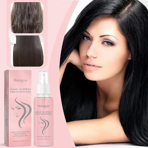 곱슬곱슬하고 건조한 모발용 헤어 세럼 스프레이 리페어 트리트먼트 로션, 헤어 영양 향수 오일 샤인 케라틴 컨디션 O2Q0, 100ml  Best5