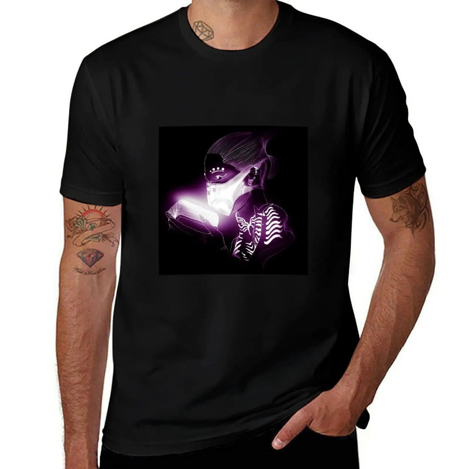 Grimes- 4?m Magenta -“Open” Inktober Prompt T-Shirt Outdoor Working T-Shirt