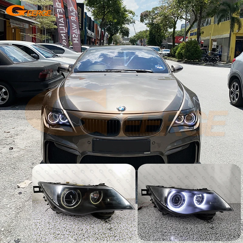 

For BMW 6 Series E63 E64 630Ci 630i 645Ci 650i M6 Excellent Ultra Bright COB Led Angel Eyes Kit Halo Rings