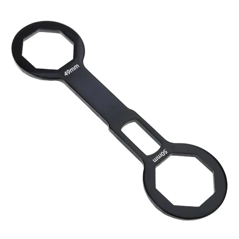 New Motorcycle For Fork Cap Tool 46Mm 50Mm Absorber Spanner Steel Single Hole Smooth Surface Vehicle Maintenance Tool Motorcycle