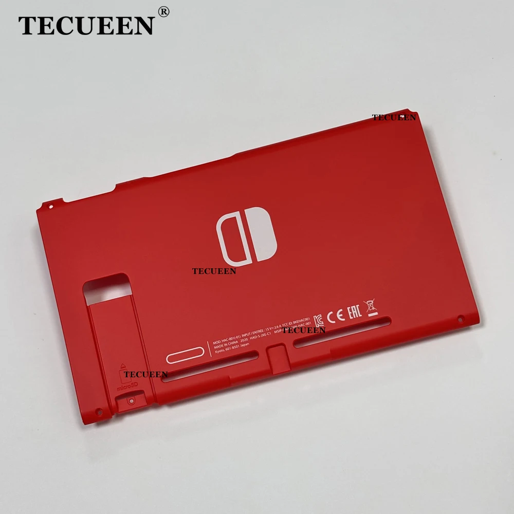 Joy-Con Cangkang Pengganti Edisi Terbatas untuk Casing Rumah Nintendo Switch DIY Cangkang Belakang Depan untuk Tema Mario Merah