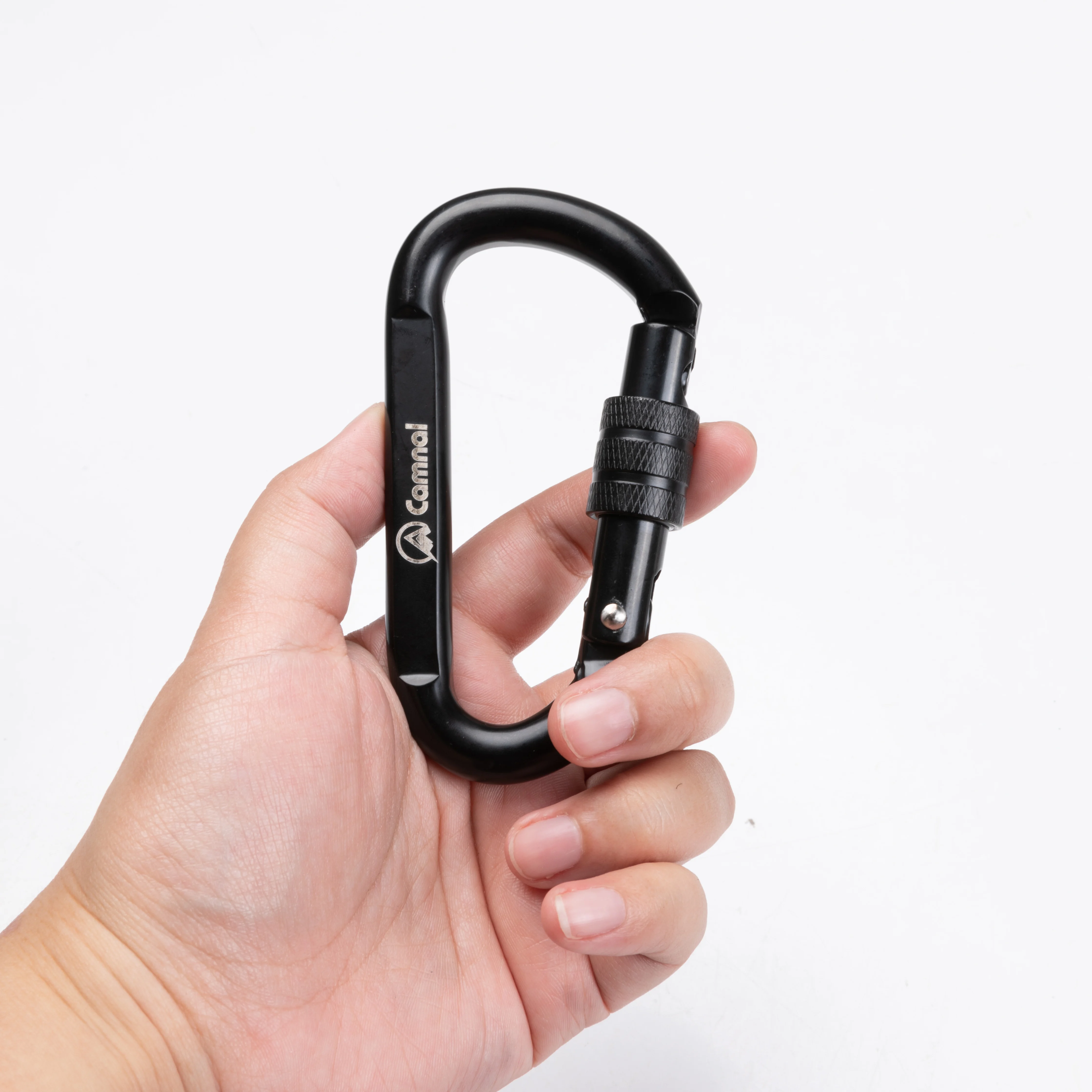 Camnal Custom 30KN Titanium Carabiner Stainless Steel Climbing Gear for High-Altitude Work Tree Climbing Fall Protection view 4
