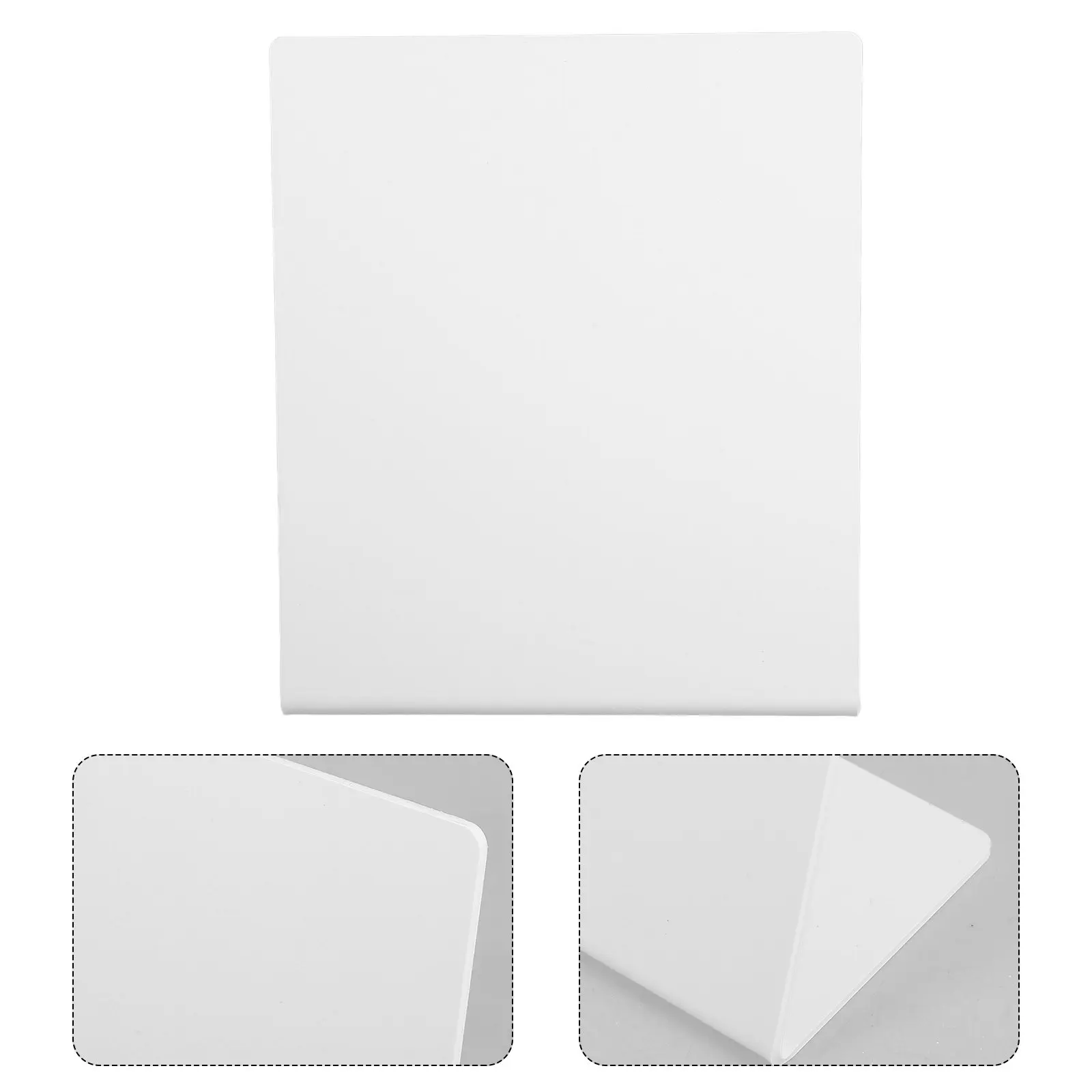 

Blank NFC Display Stand Plastic Tabletop Sign Holder for NFC Cards Retail Store Conference Booth Event Display Stylish Versatile