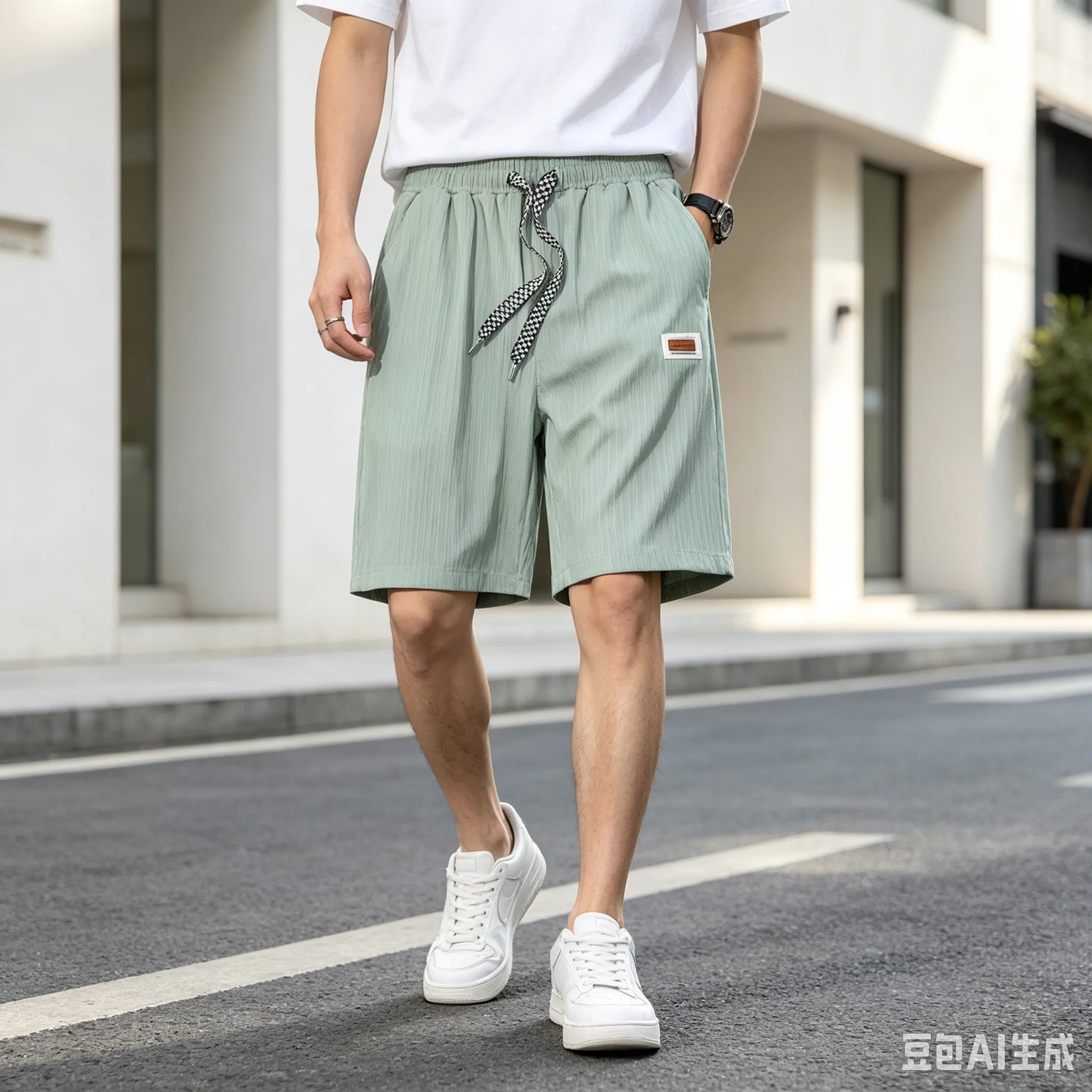Summer shorts, breathable cropped pants, soft and drape sleeping pants, trendy and versatile pants, loose and casual pants