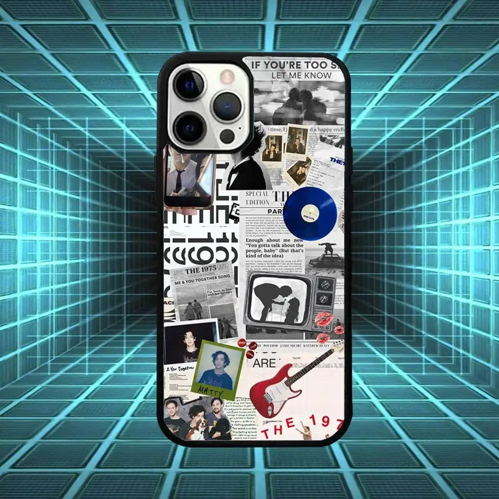 Чехол для телефона The 1975 Band для iPhone 16,15,14,13,12,11, Pro, Max, Plus, Mini, SE4, E с магнитной беспроводной зарядкой Magsafe