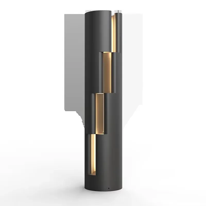 Modern Vintage Lawn Light Garden Outdoor LED Bollard Newly Waterproof with IP65 Rating Aluminum Lamp Body