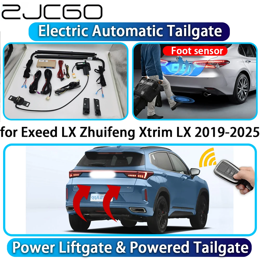 ZJCGO for Exeed LX Zhuifeng Xtrim LX 2019-2025 OEM Automatic Power Liftgate Powered Tailgate Intelligent System Trunk Lift Kit