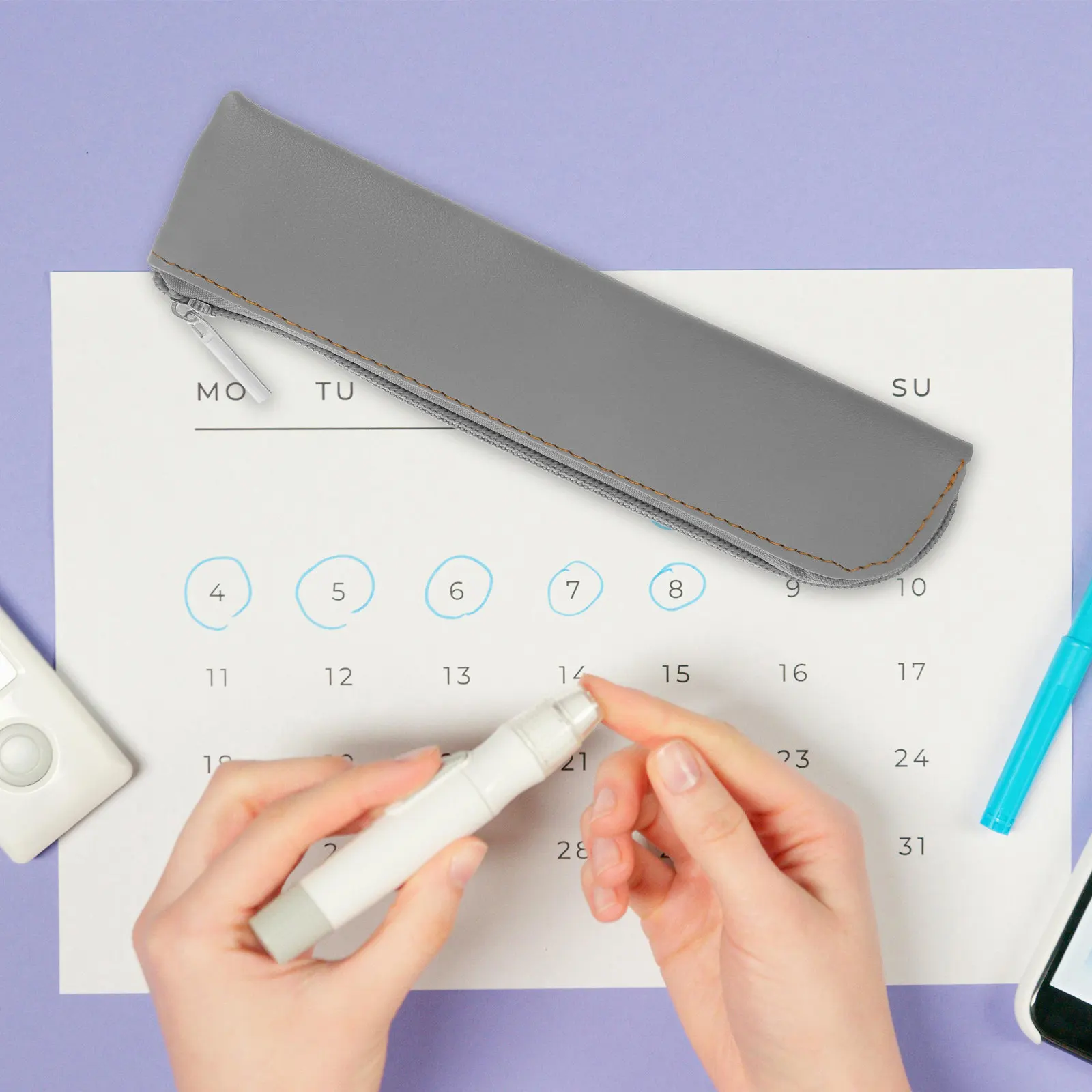 

Insulin Pen Case Ultra Lightweight Mini Pouch for Insulin Pens and Diabetes Supplies Portable Secure Travel Friendly Health