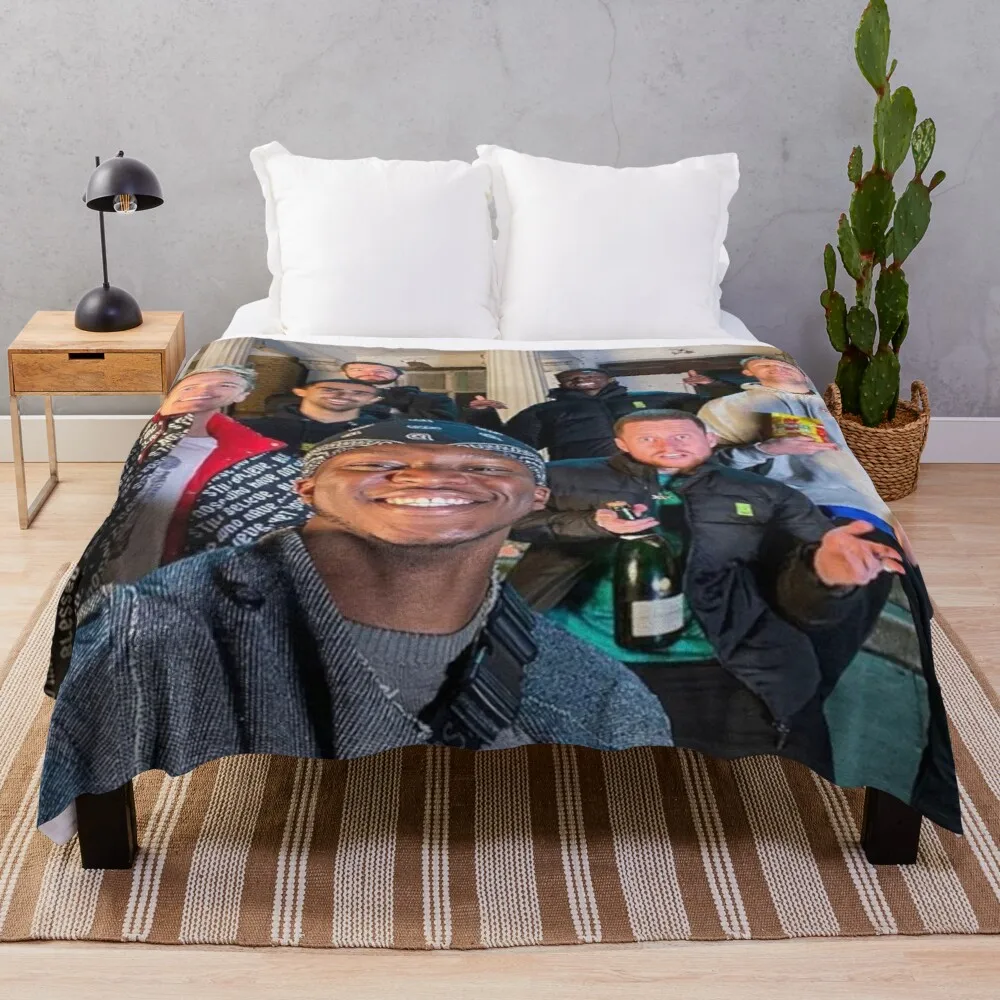 

Cute Sidemen Group Photo Throw Blanket heavy blanket flannel fabric velor blankets