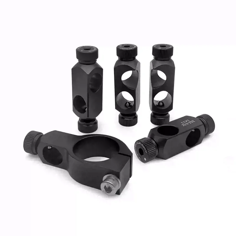 Optical Support Rod Fixing Clamp 90° 45° Angle Adapter Connecting Rod Conversion Fixture for Optical Laboratory Experiment