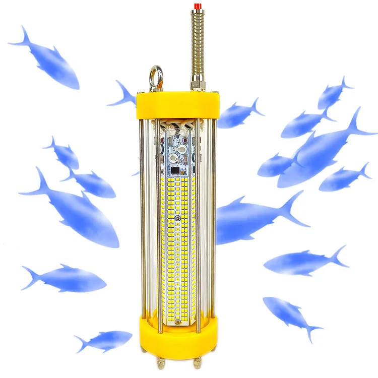2026 Deep Water Waterproof 700W White LED Underwater Light Marine Fishery Cultivation Lamp