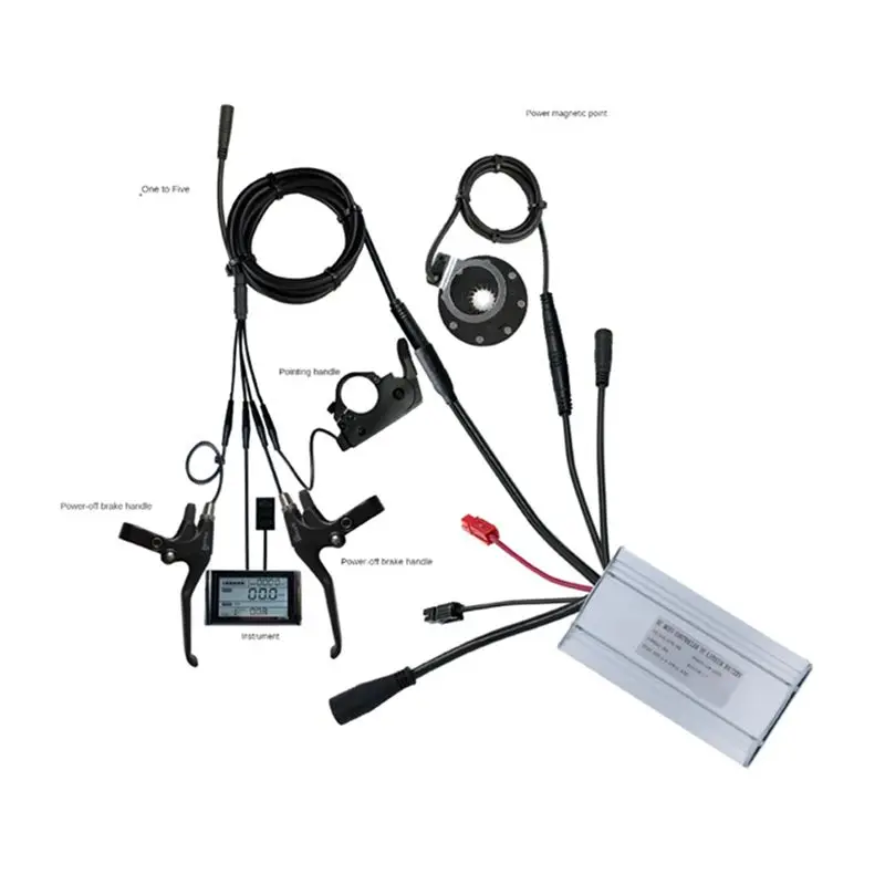 

Oct.283 30A Водонепроницаемый комплект контроллера головы Электрический велосипед Комплект электрического скутера SW900 Дисплей Синусоидальный контроллер 36/48V1000W