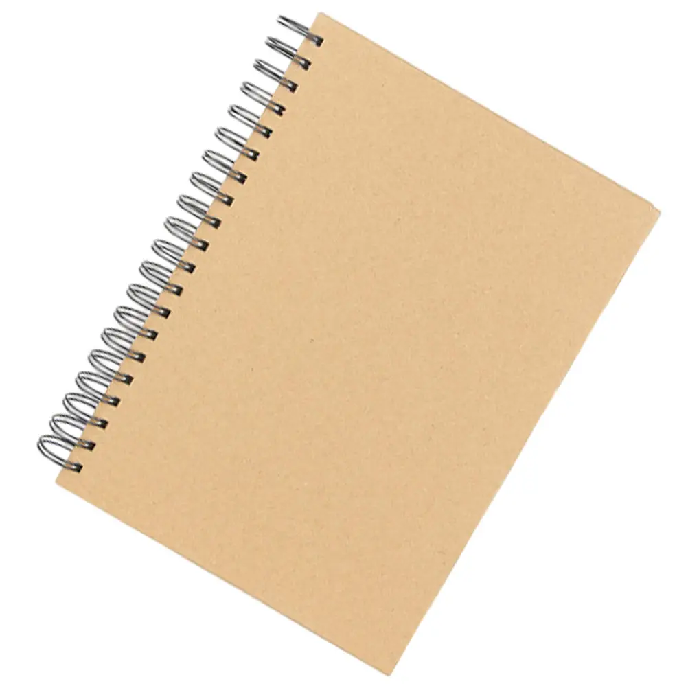 1 pc Sketch Book Thick Paper Durable Spiral Binding Flat Lay For Student Artist Kids Graffiti Notebook Diy Painting Book Drawing