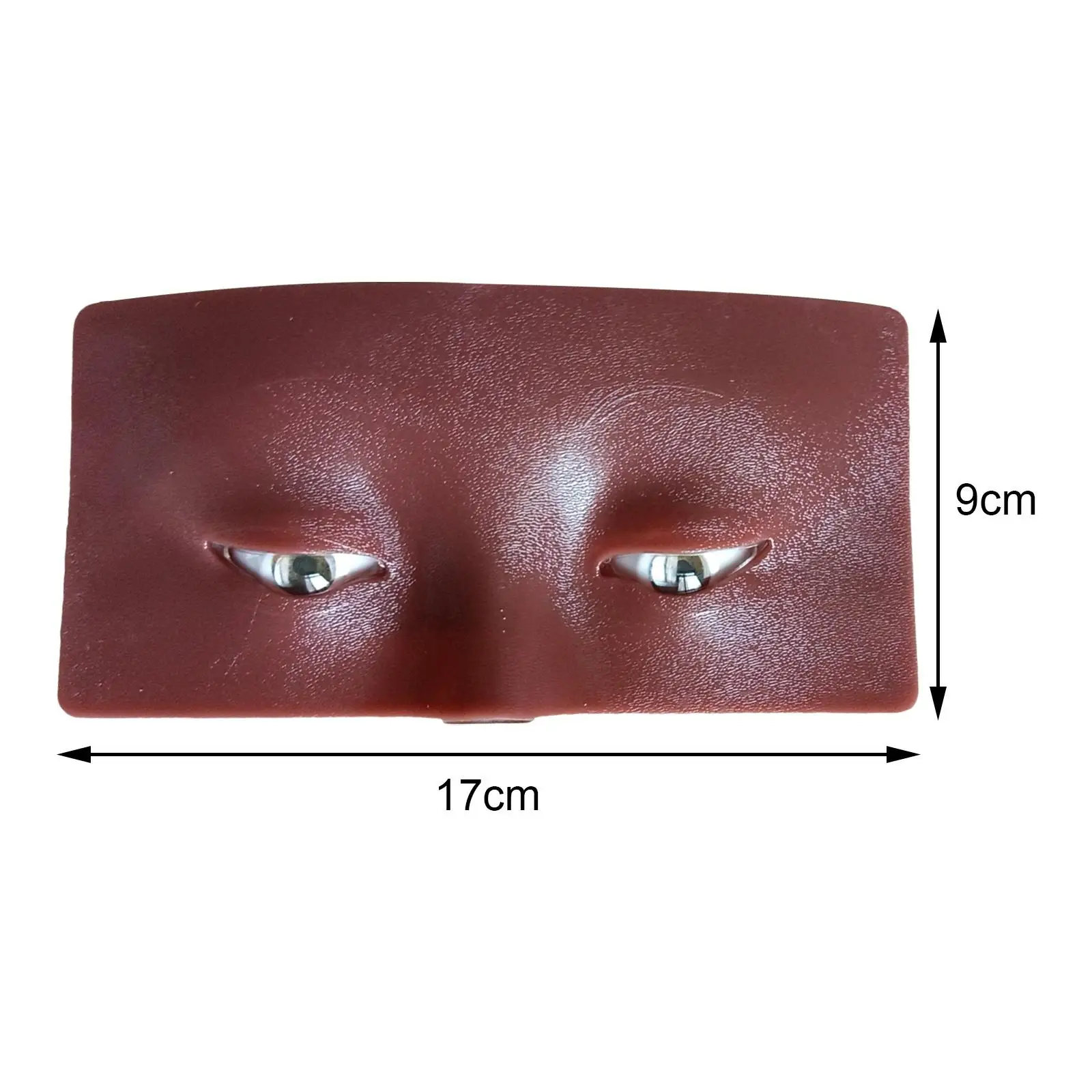 3D Oogmake-up Oefengezicht Accessoires Make-up Mannequin Gezicht 17x9cm Duurzaam