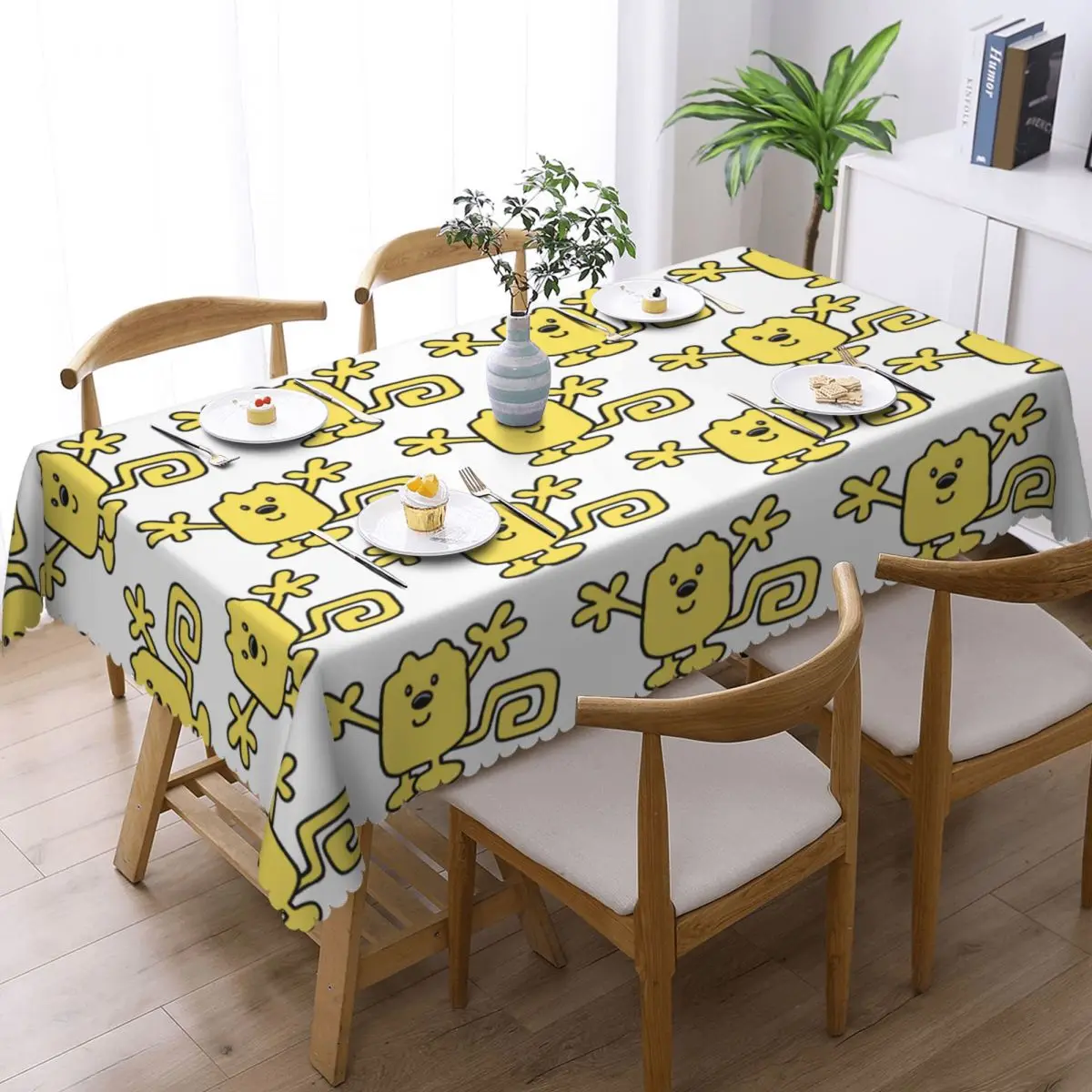 Wow Wow Wubbzy Tablecloth Restaurant Kitchen Rectangular Tablecloth Festival Party Decorations Tablecloth Dining Table Cover