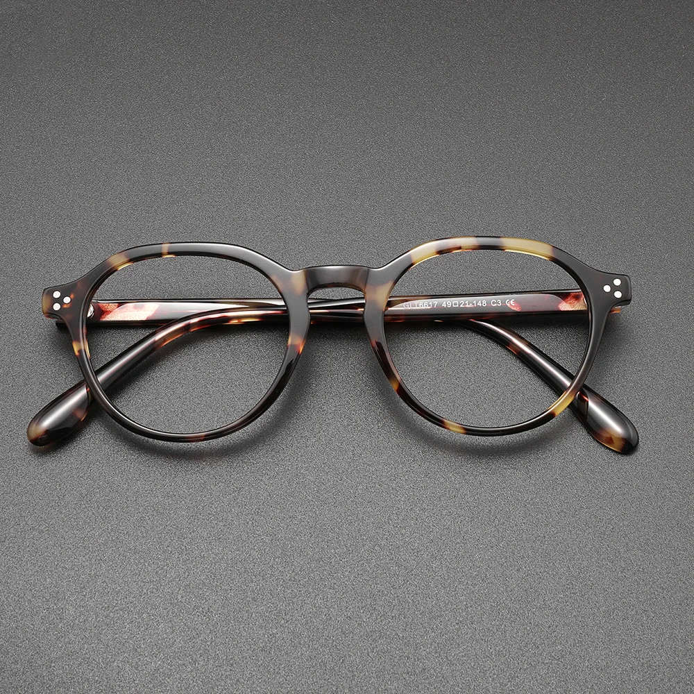 High Quality Acetate Optical Glasses Frame Men Women Luxury Brand Vintage Square Eyeglasses Customized Prescription Eyewear