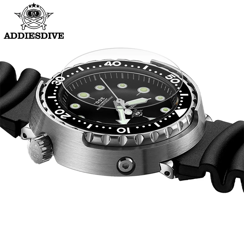 ADDIESDIVE Mann Thunfisch Uhr Männlich Amerikanischen C3 Super Leucht 20Bar Wasserdicht Tauchen Automatische Mechanische Uhr relogios masculino