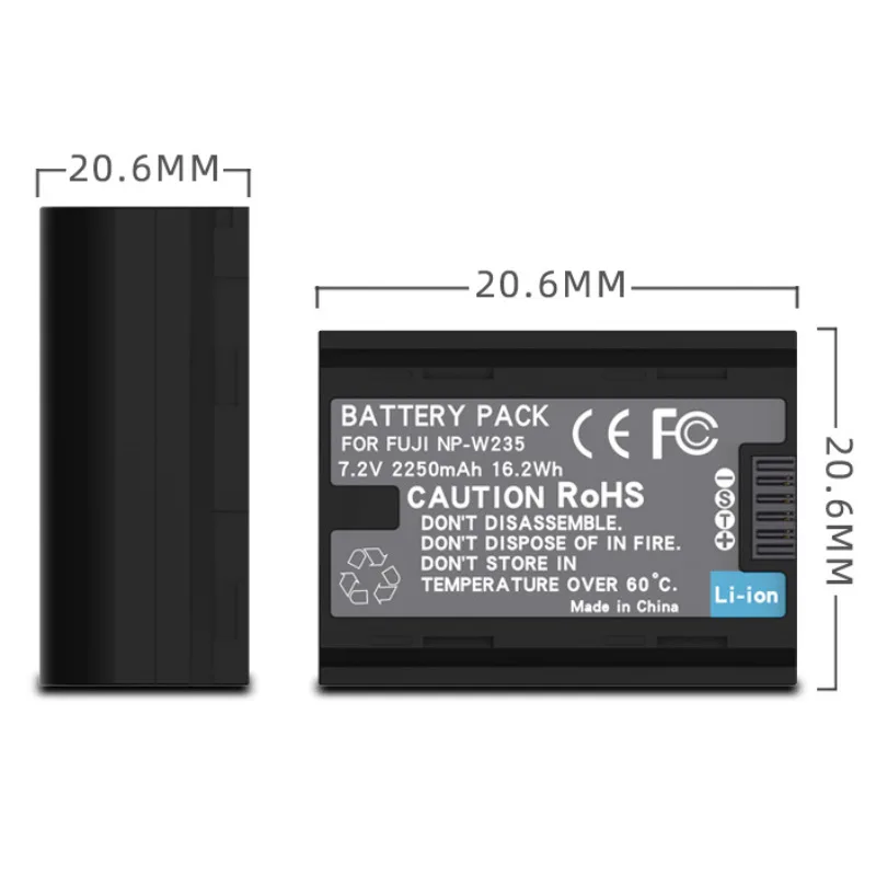 NP-W235 Fully Decoded Battery for Fujifilm X-T4 XT4 Mirrorless Digital Camera