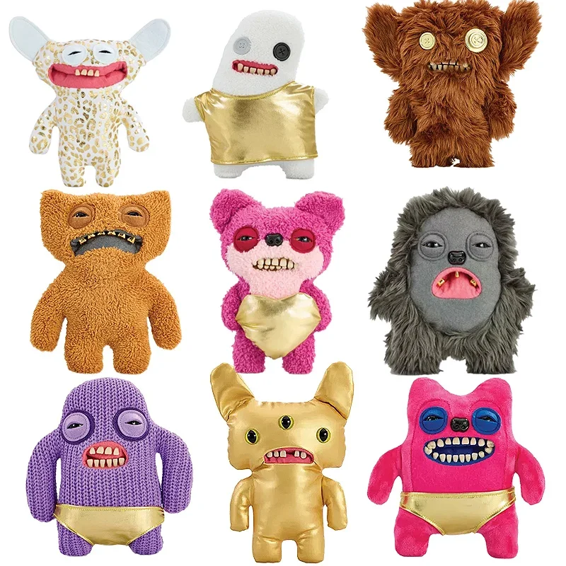 

Original Fuggler Funny Ugly Monster Gold Rush Series Soft Plush Toy Funny Tooth Figurine Collectible Plush Toy Birthday Gifts