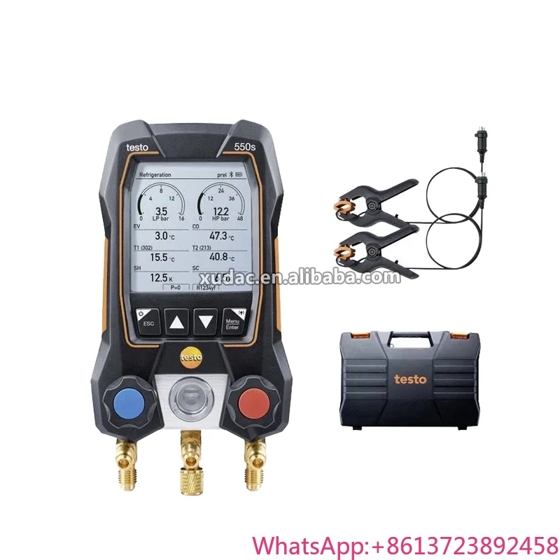 

100% New and Original Testo550s Electronic Manifold Gauge 0564 5501