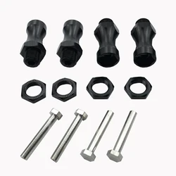 Wheel Hex 12mm Turn 17mm lengthened Thickening 30mm Aluminum Adapter 1/10 To 1/8 For RC Car Tires