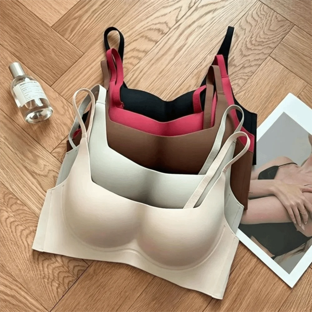New Seamless Seamless Bra Wire Free Adjustable Straps Wire Free Bra Lingerie Bra Summer Underwear
