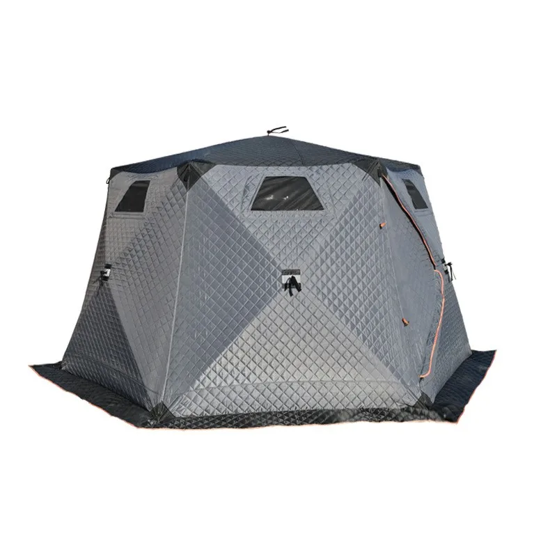 2024 Fishing Tent Thickening Winter Equipment Outdoor Inflatable Shower Decontamination Tent Double-layer Oxford Cloth Tent