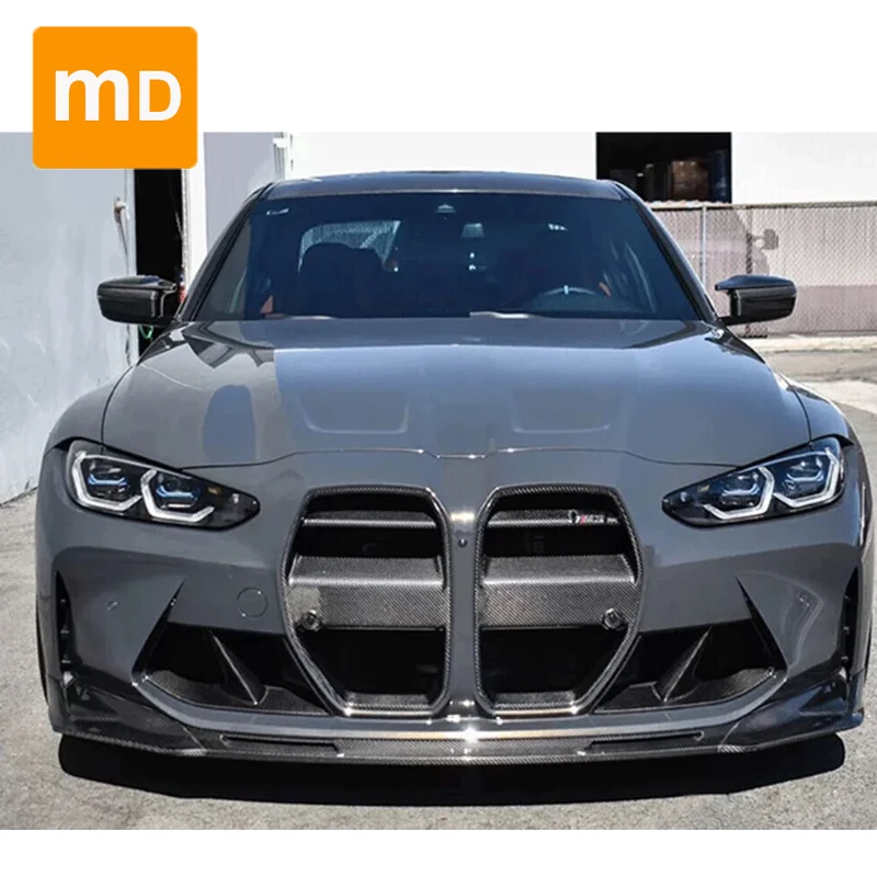 

Prepreg черная глянцевая передняя решетка радиатора для BMW G8X M3 G82 G83 M4 2020 - 2022