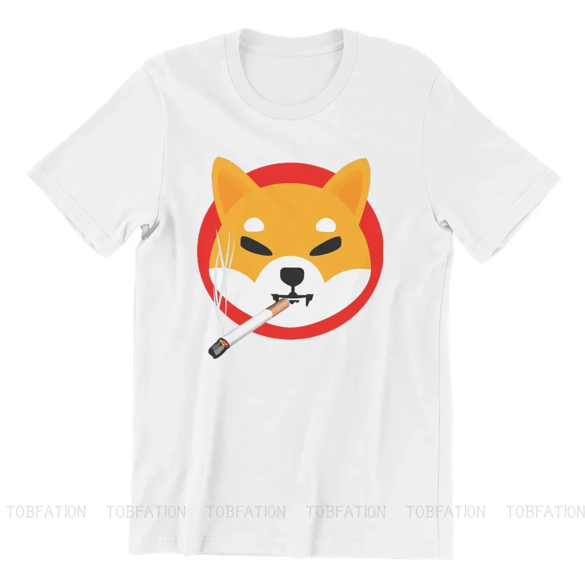 Shiba Inu Coin Cryptocurrency Miners TShirt for Men Doge Killer Round Neck Basic T Shirt Distinctive Gifts Streetwear