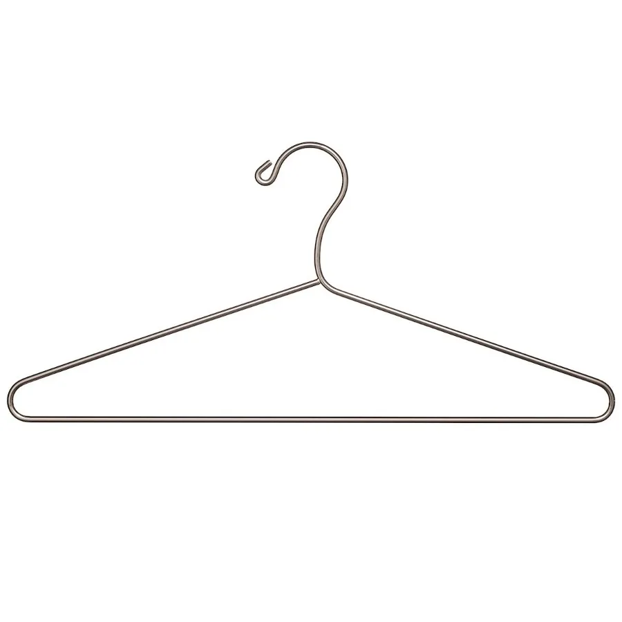 

Strong Metal Clothes Hanger Set Heavy Duty Coat Pant and Suit Standard Hangers