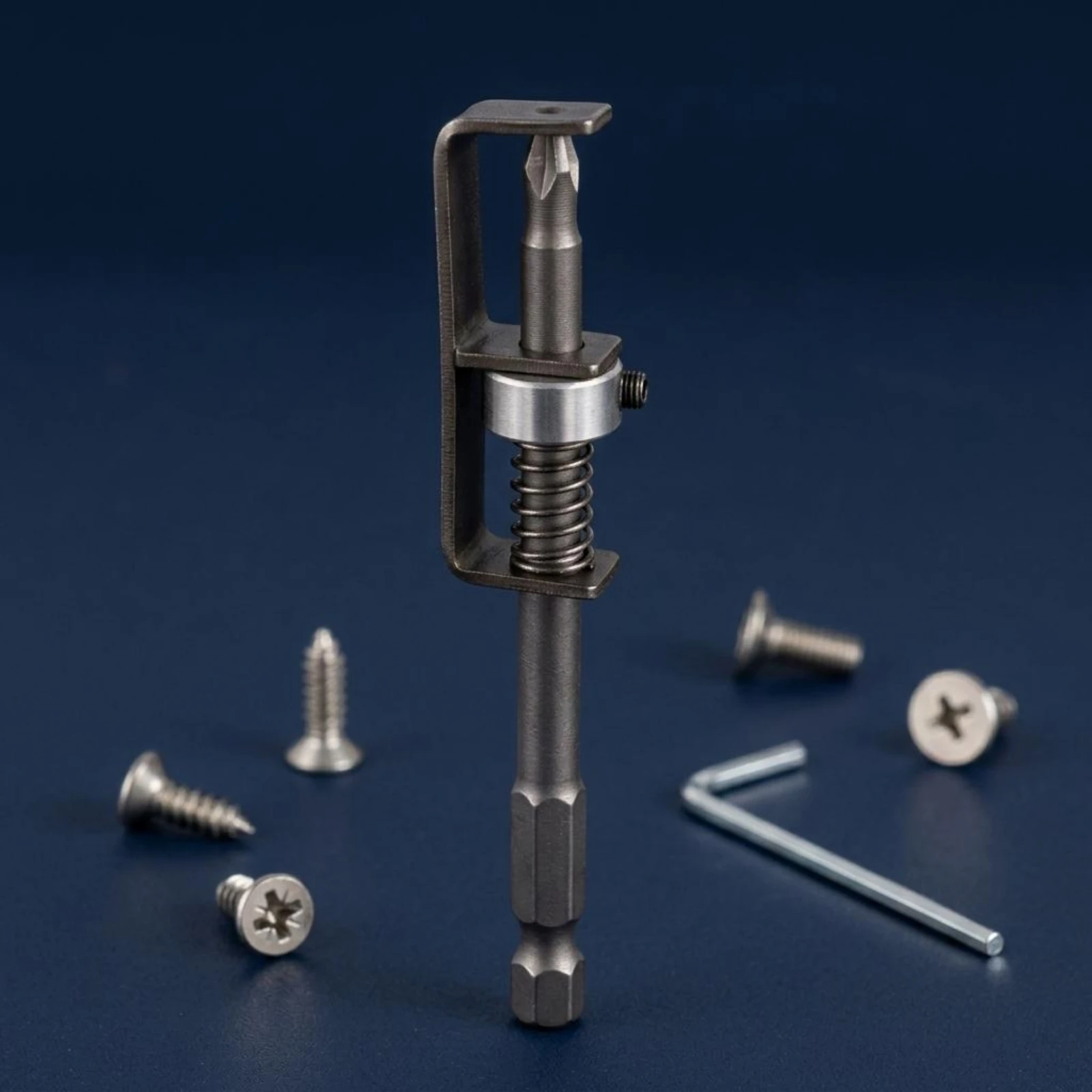 Positioning Screwdriver Bit Metal Coil-Assisted-Loaded Screwdriver Bit Screw Guide Tool Rapid-Switch Shock-Resistant Resistant